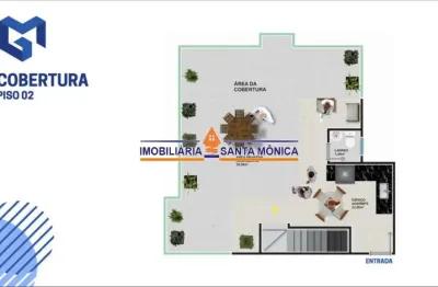 Cobertura com 3 quartos à venda na santa mônica, belo horizonte  por r$ 695.000