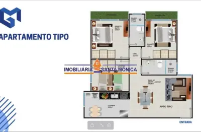 Apartamento com 3 quartos à venda na santa mônica, belo horizonte  por r$ 450.000