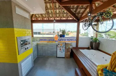 Cobertura com 2 quartos à venda na santa mônica, belo horizonte  por r$ 595.000