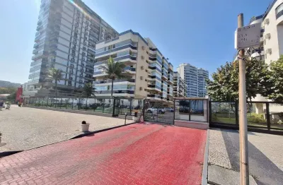 Cobertura no praia rio, em frente a praia.225m, na av. lucio costa. lazer total
