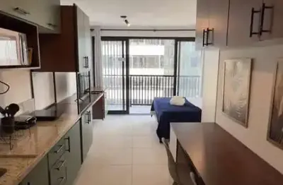 Skylux, apartamento com 34m, todo mobiliado e com lazer completo.