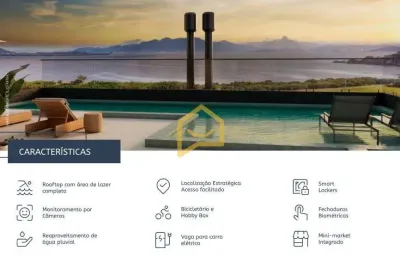 Apartamento 2 quartos sendo 1 suíte - 2 banheiros - 1 vaga de garagem 67m2.