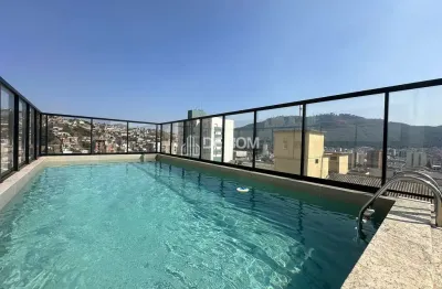 Studio mobiliado para locação no centro de poços, rua assis, com uma vaga de garagem