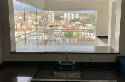 Apartamento à venda no jardim country club, poços de caldas, com duas suítes planejadas e varanda g