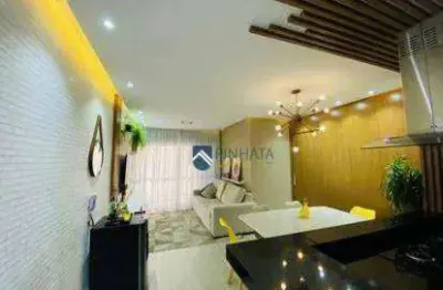 Apartamento com 3 dormitórios para alugar, 85 m² por R$ 5.930,00/mês - Condomínio Vila Canela - Vinhedo/SP