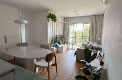Apartamento com 2 dormitórios para alugar, 75 m² por r$ 5.000,00/mês - residencial vila garibaldi - vinhedo/sp