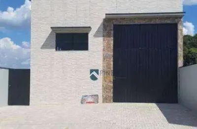 Galpão para alugar, 200 m² por r$ 7.000/mês - santa claudina - vinhedo/sp