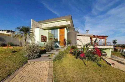Vista deslumbrante! casa alto padrão com 3 quartos- 3 suites - piscina e gourmet no fazenda serra azul ii – itupeva/sp