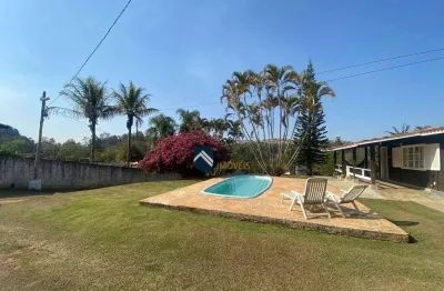 Chácara com 3 dormitórios à venda, 2500 m² por r$ 1.280.000,00 - estância das flores - vinhedo/sp