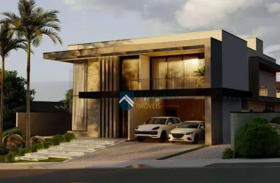 Casa com 5 dormitórios à venda, 351 m² por r$ 3.750.000,00 - condomínio campo de toscana - vinhedo/sp