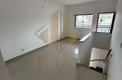 Casa sobreposta para venda em guarujá, vic.de carvalho, 2 dormitórios, 1 suíte, 2 banheiros, 1 vaga