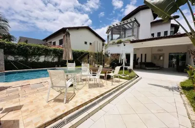 Casa em condomínio para venda em guarujá, jardim acapulco, 6 dormitórios, 6 suítes, 7 banheiros, 1 vaga