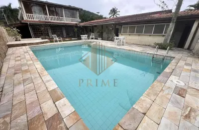 Casa em condomínio para locação em guarujá, cond. albamar, 5 dormitórios, 3 suítes, 7 banheiros, 1 vaga