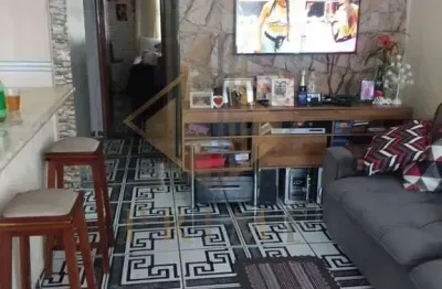 Casa sobreposta para venda em guarujá, praia da enseada, 2 dormitórios, 2 banheiros, 1 vaga