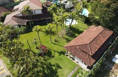 Casa em condomínio para temporada em guarujá, jardim acapulco, 6 dormitórios, 4 suítes, 6 banheiros, 4 vagas