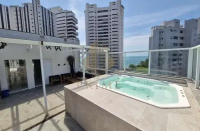 Cobertura para venda em guarujá, praia das astúrias, 4 dormitórios, 4 suítes, 5 banheiros, 2 vagas