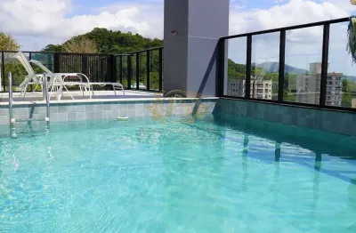 A 5 minuttos da meia praia finamente mobiliado e decorado 75 m² 2 dormitórios sendo 1 suite no bairro morretes em itapema - sc