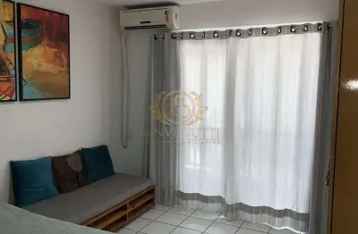 Mobiliado com vista para a roda gigante 39m² 1 quarto com sacada e cozinha separada 1 vaga rotativa a 50metros da praia em balneário camboriú - sc