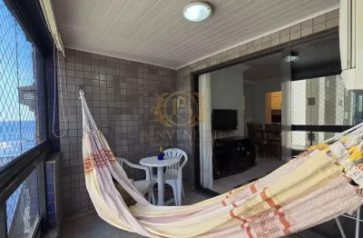 Mobiliado, 3 dormitórios em edifício frente mar próximo a roda gigante em balneário camboriú - sc