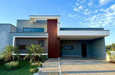 Casa nova com 3 suítes e escritório no condomínio jardim laguna