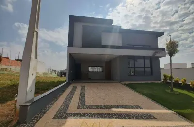 Casa a venda localizada no condomínio gran reserve, três dormitórios todos suítes e com lindos móveis planejados