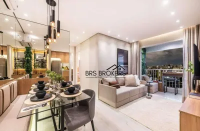 Apartamento com 2 dormitórios à venda, 47 m² por r$ 420.400,00 - vila das bandeiras - guarulhos/sp