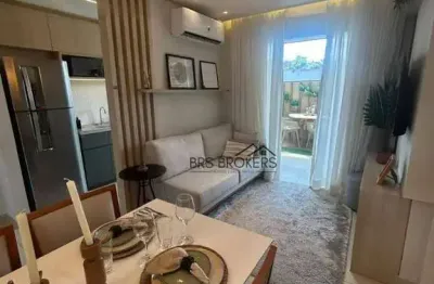 Apartamento com 2 dormitórios à venda, 49 m² por r$ 299.000,00 - vila mogi moderno - mogi das cruzes/sp