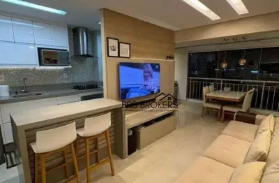 Apartamento com 2 dormitórios à venda, 72 m² por r$ 850.000,00 - vila augusta - guarulhos/sp
