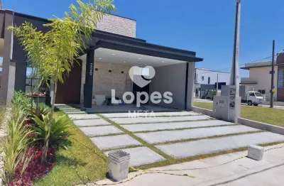 Condomínio Bosque dos Manacás - Casa Nova no Bosque dos Manacás com Suíte, Área Gourmet e Pronta para Financiar