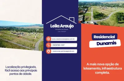 Terreno em condomínio fechado à venda no Residencial Dunamis, São José dos Campos 