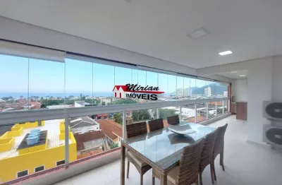 Lindíssimo apartamento novo com vista panorâmica para o mar e morro juréia itatins peruíbe