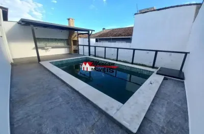 Casa nova, 3 suítes, sala 3 ambientes, cozinha com armários, piscina, churrasqeuira, 4 vagas - bairro nobre
