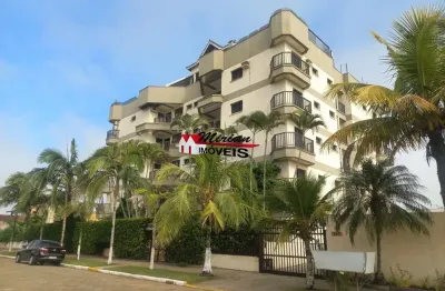 Lindo apartamento 'mobiliado' 03 dts com sacada, ampla sala, 03 vagas - 170mts da praia