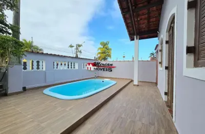 Imperdível casa à venda em peruíbe-sp no parque balneário oásis - 3 quartos, 1 suíte, 2 salas, 3 banheiros, 2 vagas, 117m²!