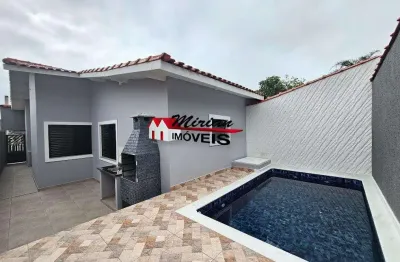 Imperdível oportunidade de investimento: casa à venda em peruíbe-sp, bairro balneário arpoador, 2 quartos, 1 suíte, 1 sala, 2 banheiros, 80m²! piscina