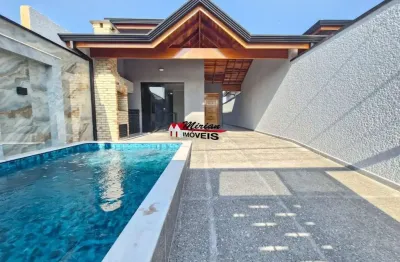 Excelente oportunidade: casa à venda em peruíbe-sp, bairro estância flora rica, 2 quartos, 1 suíte, 1 sala, 2 vagas de garagem, 82m².