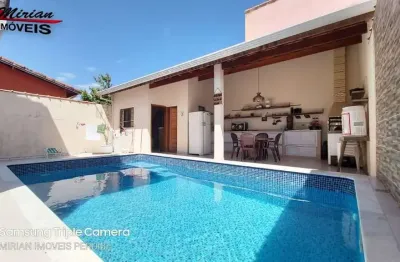 Sobrado a venda em peruibe ideal para morador com 3 quartos piscina , mezanino balneario arpoador
