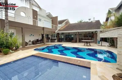 Sobrado com 5 suites em condominio fechado em peruibem, com 850 m2 de terreno bougainvillee ii na mirian imóveis em peruibe vc encontra  seu imóvel