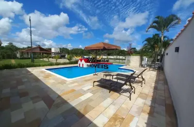 Belíssima chácara (porteira fechada) 25.000m² 10 dts, espaço gourmet, piscina, redário, tanque de peixes