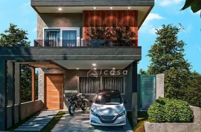 Sobrado com 3 dormitórios à venda, 155 m² por r$ 745.000,00 - condomínio recanto tropical - taubaté/sp