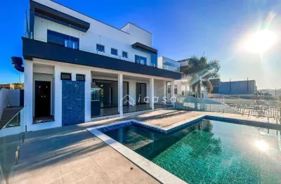 Sobrado com 5 dormitórios à venda, 370 m² por r$ 4.200.000,00 - alphaville - são josé dos campos/sp