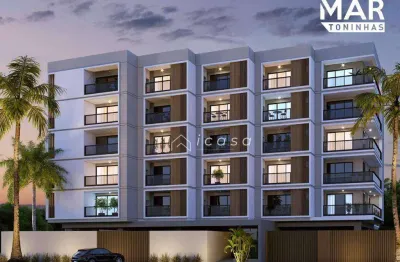 Apartamento com 1 dormitório à venda, 46 m² por r$ 427.000,00 - praia das toninhas - ubatuba/sp