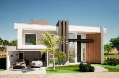 Sobrado com 3 dormitórios à venda, 334 m² por r$ 1.990.000,00 - condomínio santa mônica - caçapava/sp