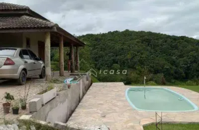 Chácara com 2 dormitórios à venda, 1750 m² por r$ 790.000,00 - luiz carlos - guararema/sp