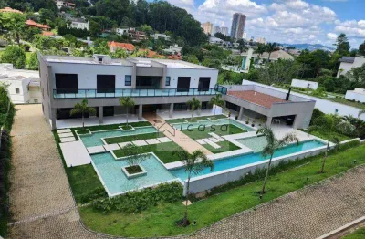 Sobrado com 4 dormitórios à venda, 1305 m² por r$ 48.000.000,00 - residencial tamboré - barueri/sp
