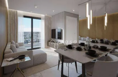 Apartamento com 2 dormitórios à venda, 57 m² por r$ 404.000,00 - monte castelo - são josé dos campos/sp