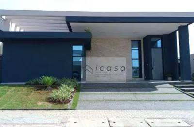Casa com 3 dormitórios à venda, 250 m² por r$ 2.400.000,00 - condomínio residencial ecopark bourbon - caçapava/sp
