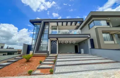 Sobrado com 3 dormitórios à venda, 239 m² por r$ 1.550.000,00 - condomínio santa mônica - caçapava/sp