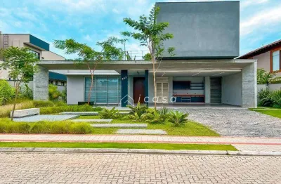 Sobrado com 4 dormitórios à venda, 616 m² por r$ 18.500.000,00 - condomínio chácara serimbura - são josé dos campos/sp