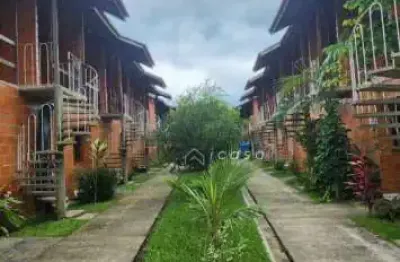 Village com 2 dormitórios à venda, 56 m² por r$ 371.000,00 - praia do sapê - ubatuba/sp